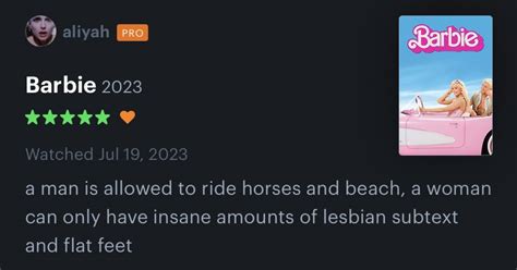 letterboxd barbie